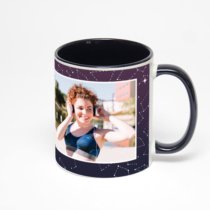 Чёрная кружка с фотопечатью