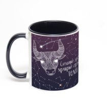 Чёрная кружка с фотопечатью