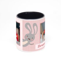 Чёрная кружка с фотопечатью