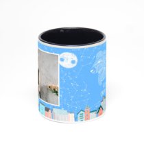 Чёрная кружка с фотопечатью