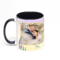 Чёрная кружка с фотопечатью