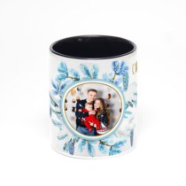 Чёрная кружка с фотопечатью