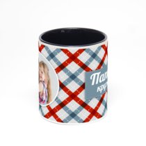 Чёрная кружка с фотопечатью