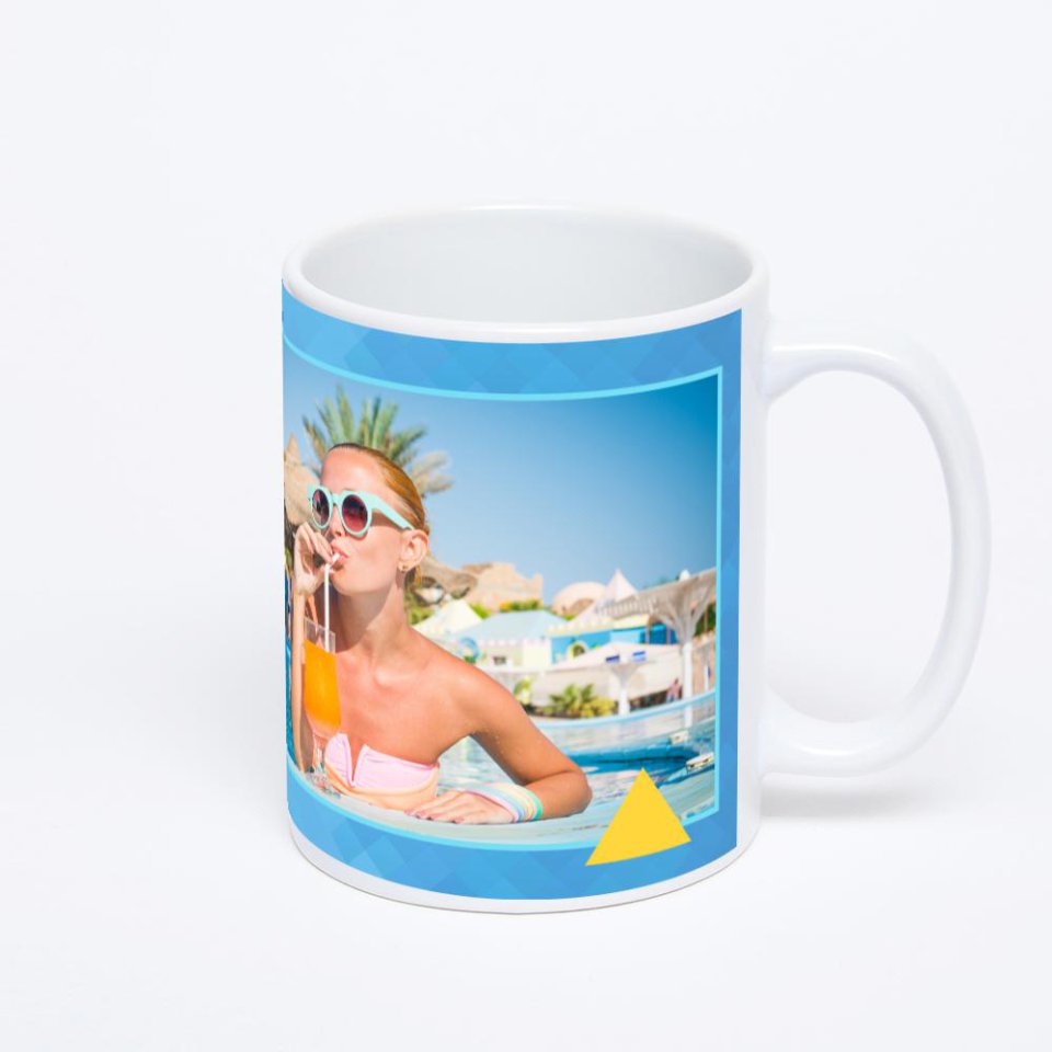 Белая классическая кружка