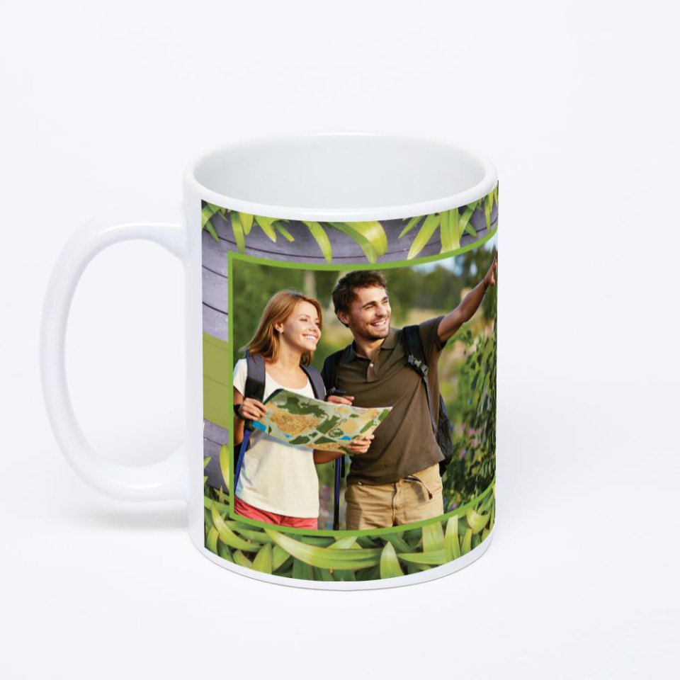 Белая классическая кружка