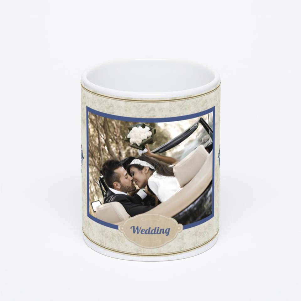 Белая классическая кружка