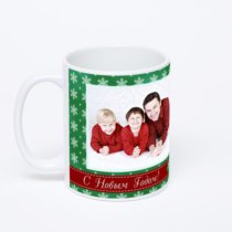 Белая классическая кружка