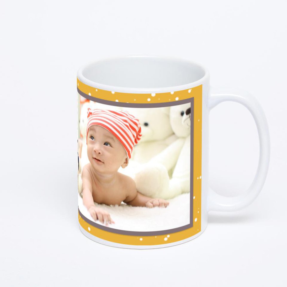 Белая классическая кружка