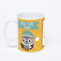 Белая классическая кружка