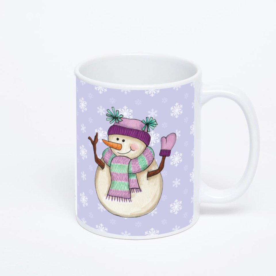 Белая классическая кружка