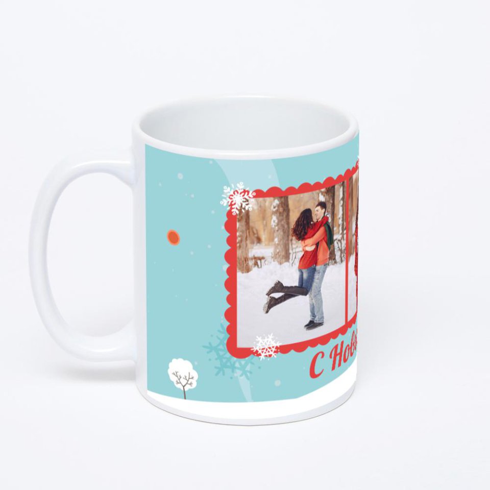 Белая классическая кружка