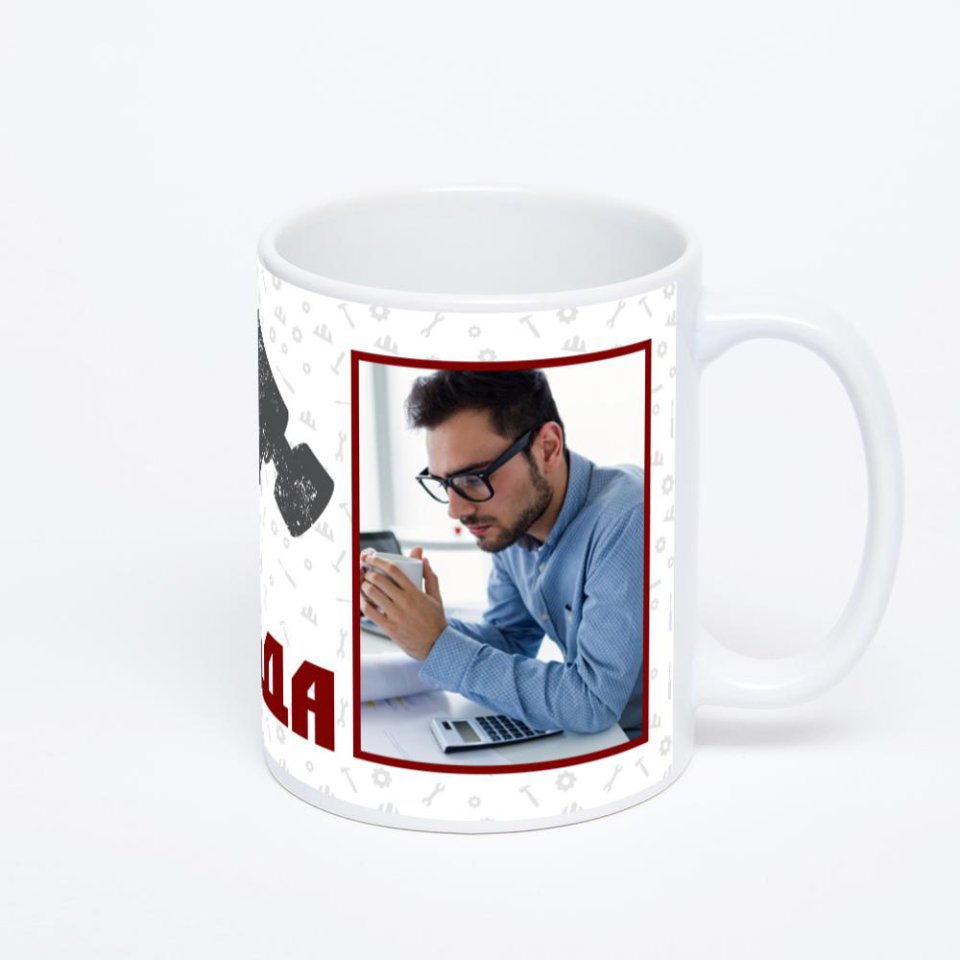 Белая классическая кружка