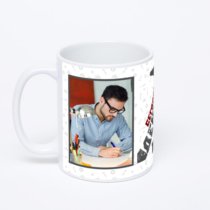 Белая классическая кружка