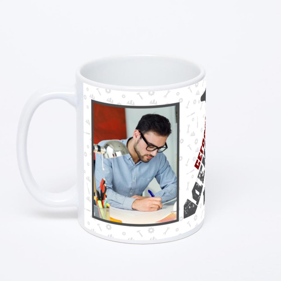 Белая классическая кружка