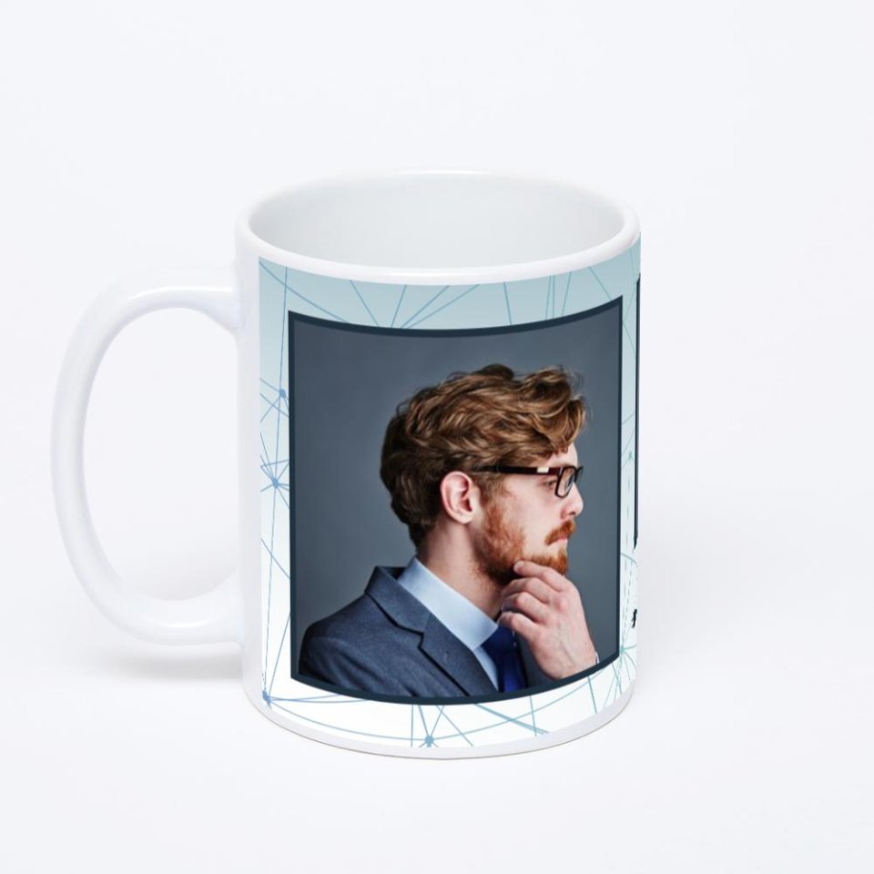 Белая классическая кружка