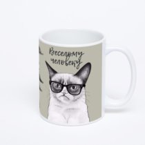 Белая классическая кружка