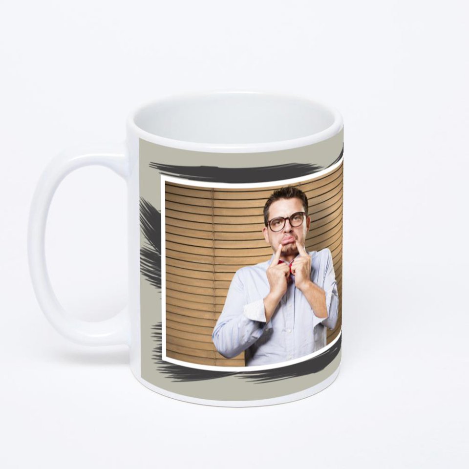 Белая классическая кружка