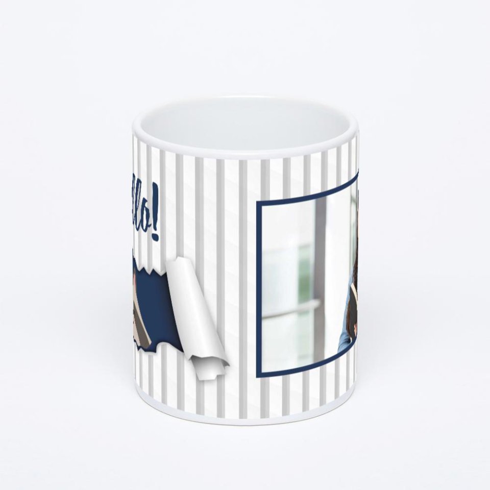 Белая классическая кружка