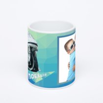 Белая классическая кружка