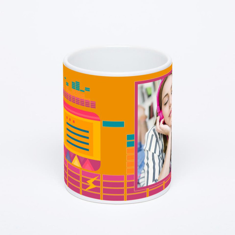 Белая классическая кружка