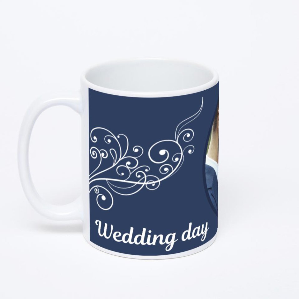 Белая классическая кружка