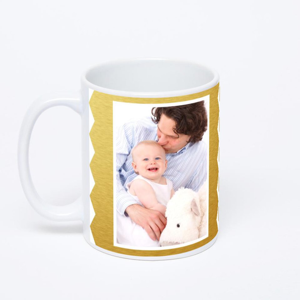 Белая классическая кружка