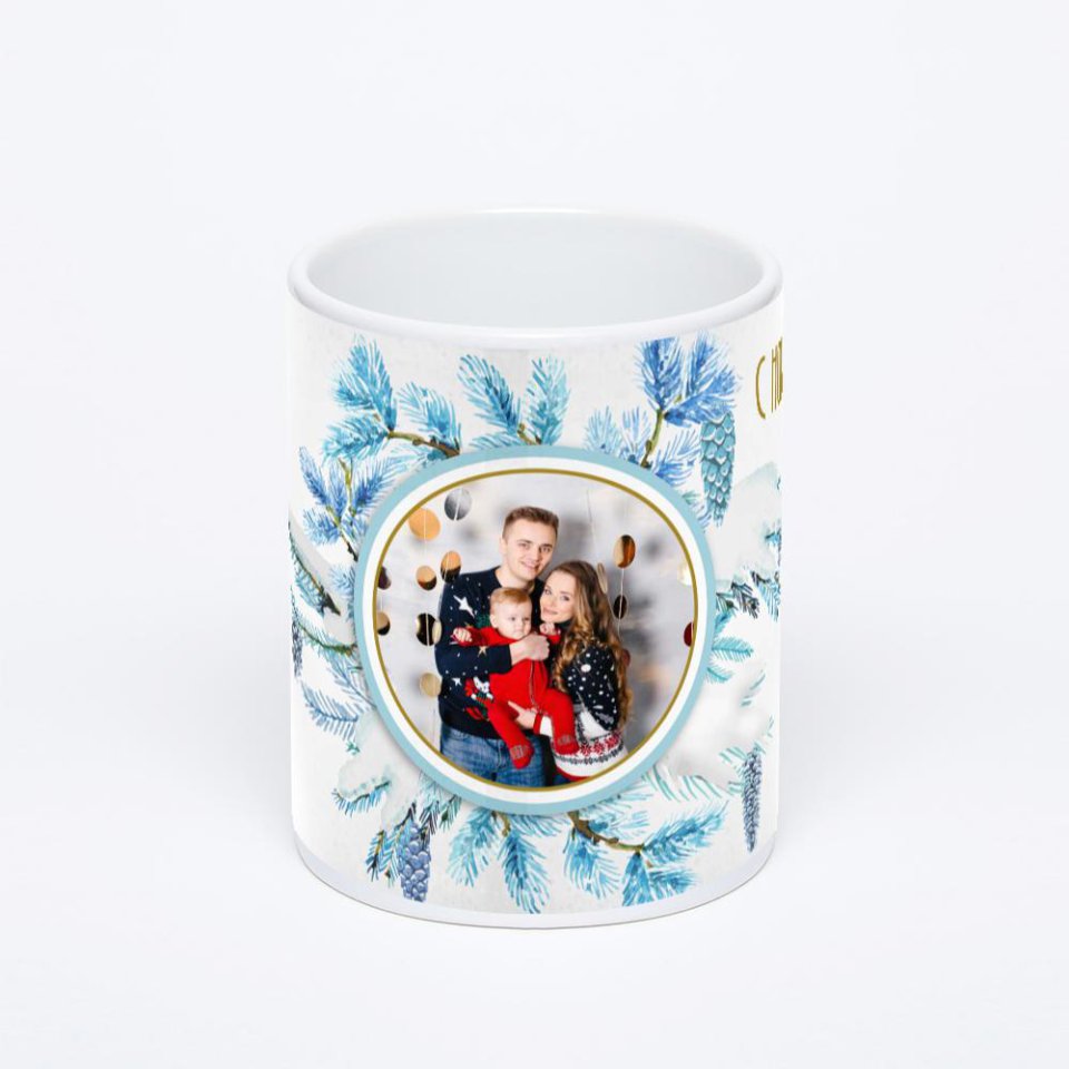 Белая классическая кружка