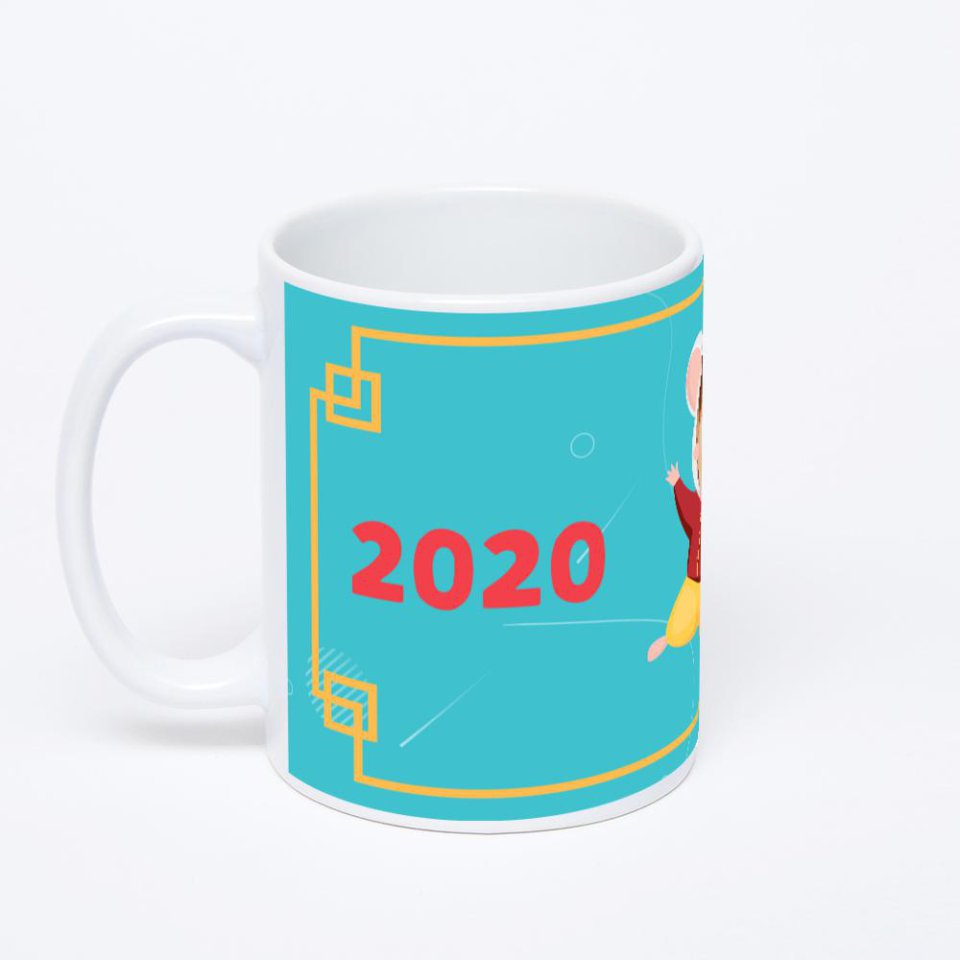 Белая классическая кружка