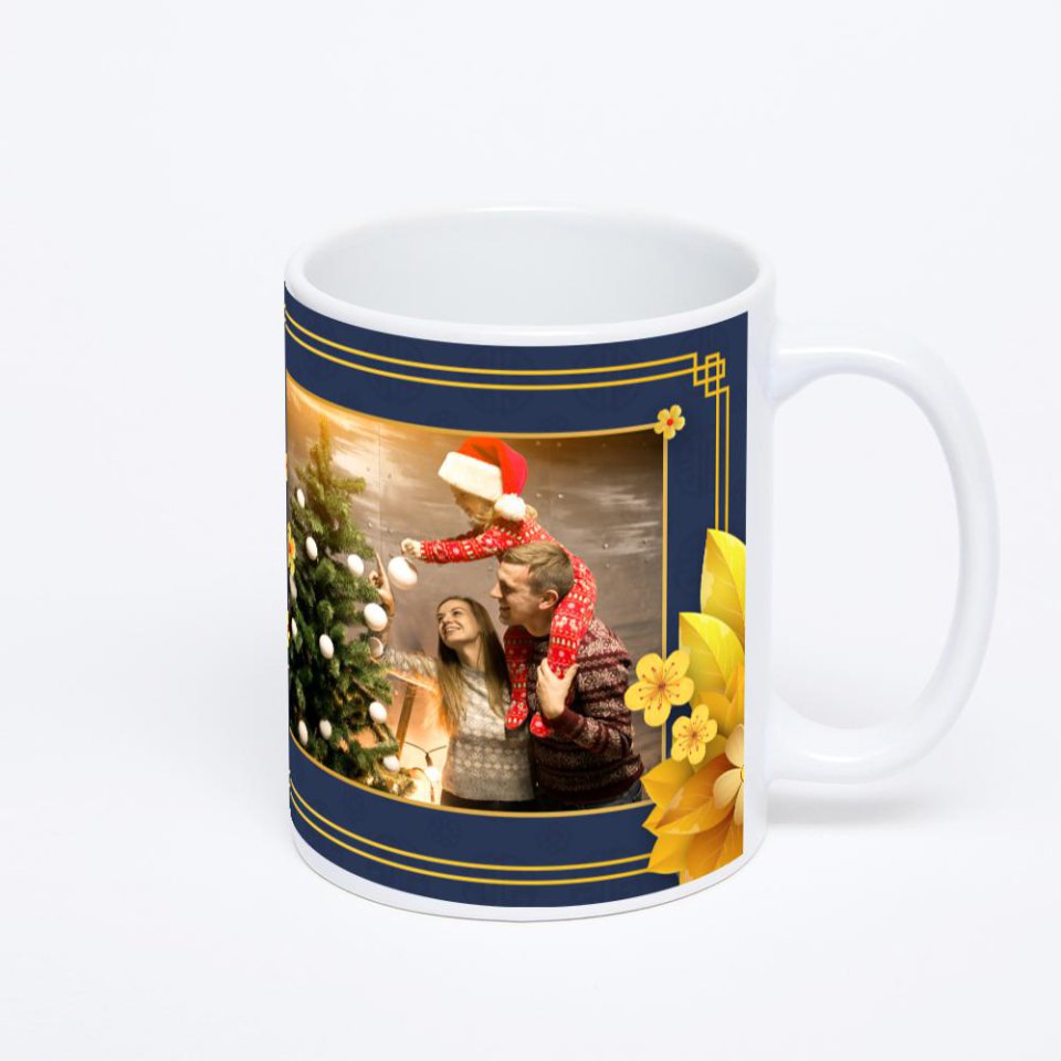 Белая классическая кружка