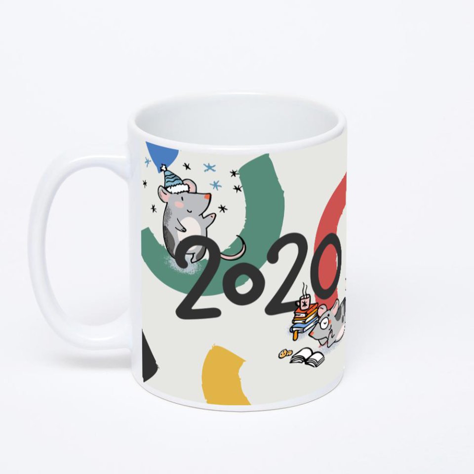 Белая классическая кружка