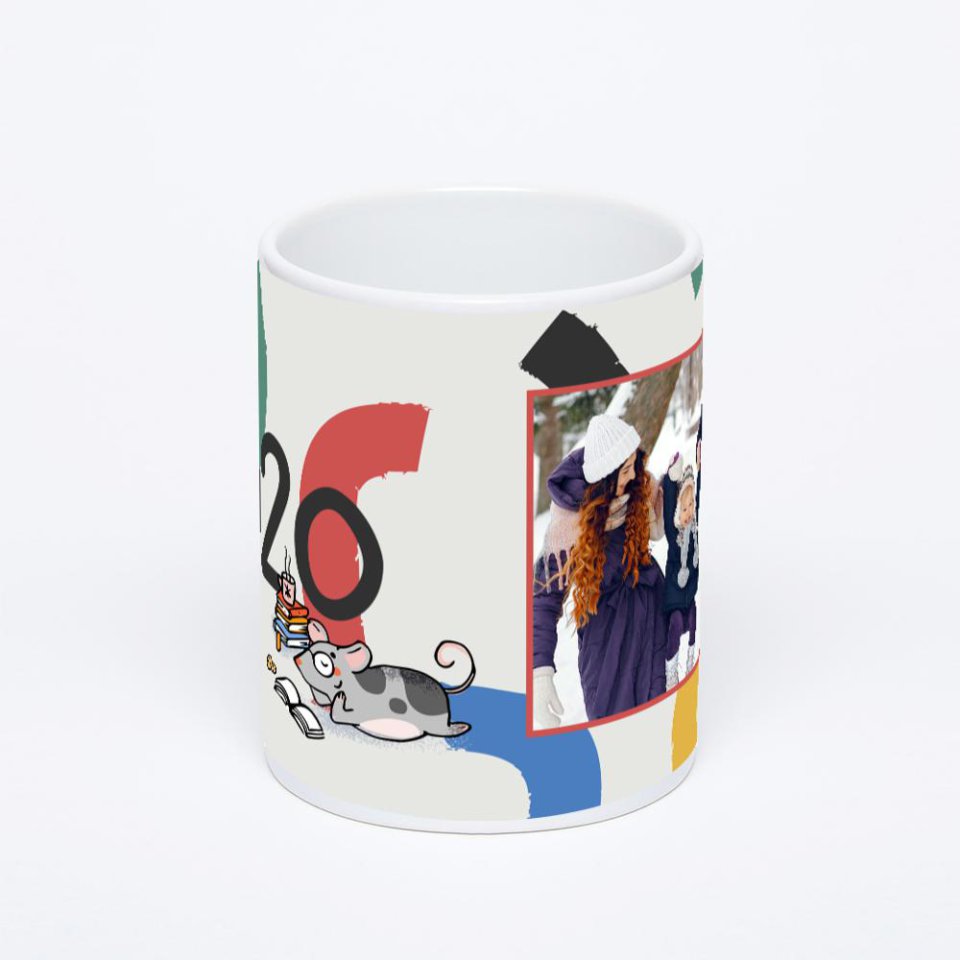 Белая классическая кружка