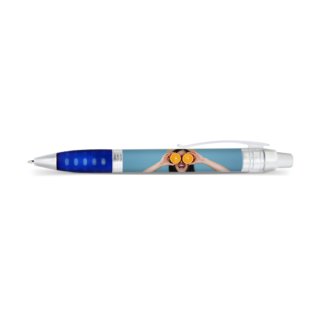 Синяя ручка с загрузкой картинки