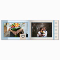 Печать минибука 15х10 см на фотобумаге с загрузкой до 50 фотографий