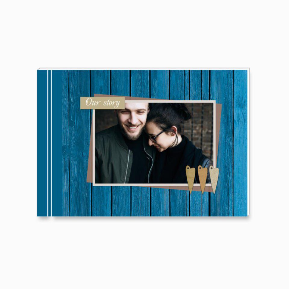 Печать минибука 15х10 см на фотобумаге с загрузкой до 50 фотографий ...