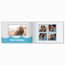 Печать минибука 15х10 см на фотобумаге с загрузкой до 50 фотографий