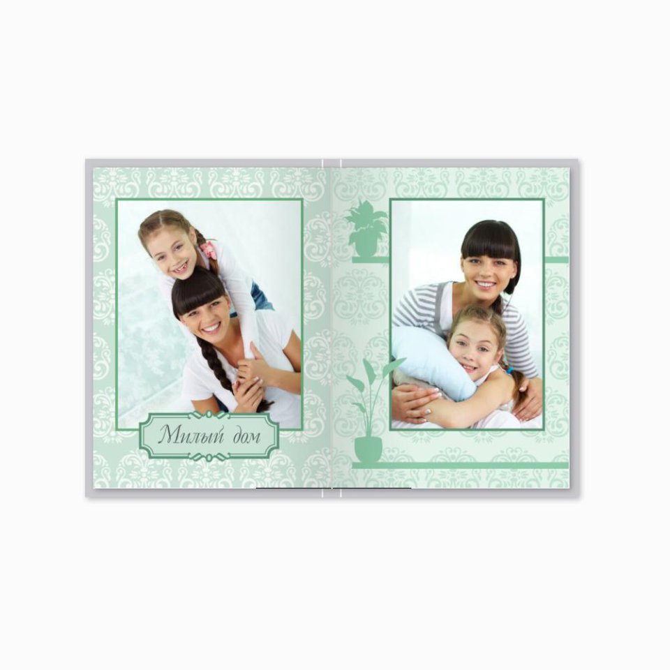 Печать принтбука 15х21 на мелованной бумаге в твёрдой обложке с загрузкой изображений