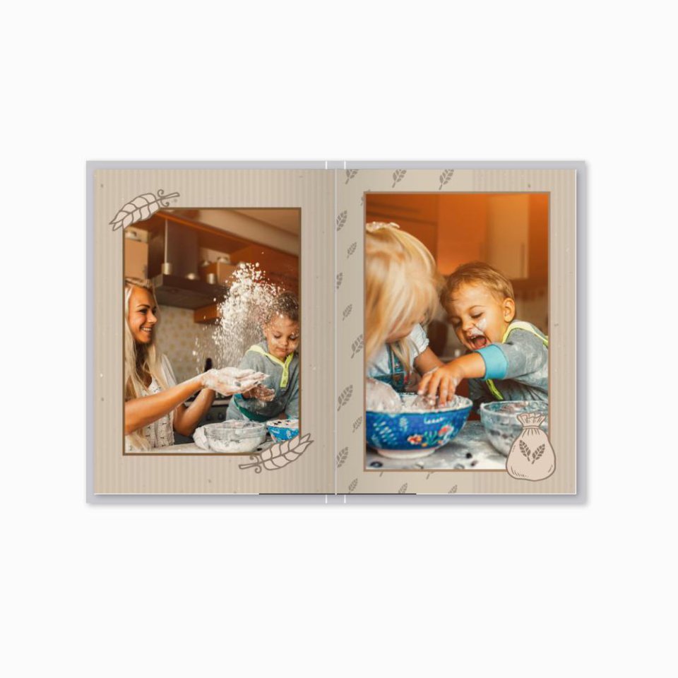 Печать принтбука 15х21 на мелованной бумаге в твёрдой обложке с загрузкой изображений