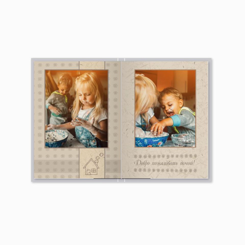 Печать принтбука 15х21 на мелованной бумаге в твёрдой обложке с загрузкой изображений