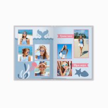 Печать принтбука 15х21 на мелованной бумаге в твёрдой обложке с загрузкой изображений