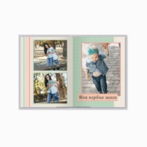 Печать принтбука 15х21 на мелованной бумаге в твёрдой обложке с загрузкой изображений