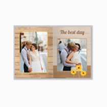 Печать принтбука 15х21 на мелованной бумаге в твёрдой обложке с загрузкой изображений