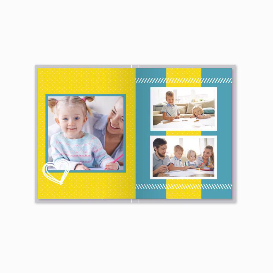 Печать принтбука 15х21 на мелованной бумаге в твёрдой обложке с загрузкой изображений