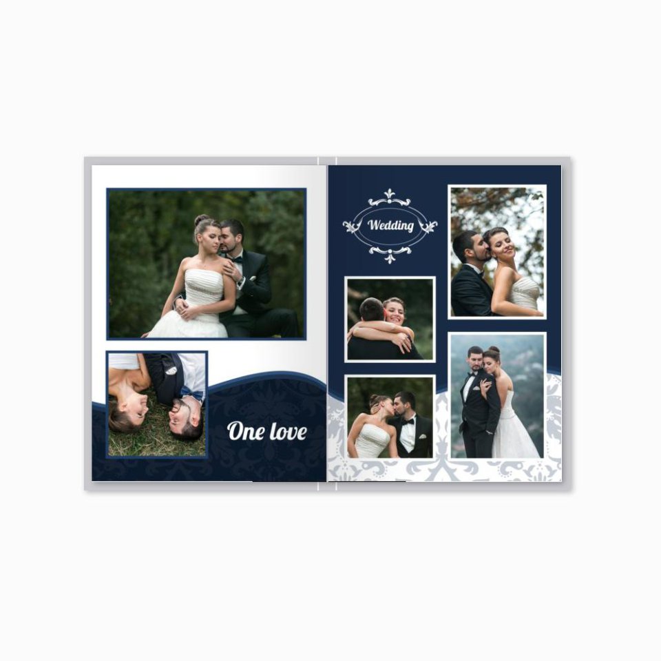 Печать принтбука 15х21 на мелованной бумаге в твёрдой обложке с загрузкой изображений