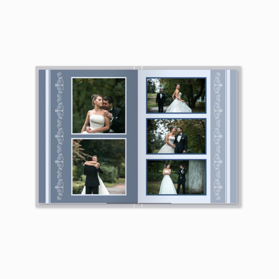 Печать принтбука 15х21 на мелованной бумаге в твёрдой обложке с загрузкой изображений