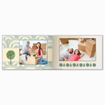 Печать принтбука 21х15 на мелованной бумаге в твёрдой обложке с загрузкой изображений