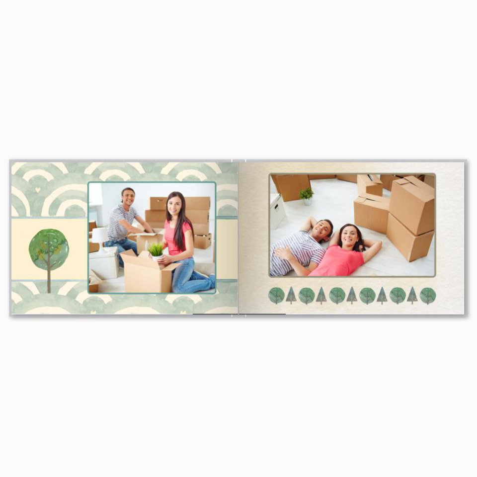 Печать принтбука 21х15 на мелованной бумаге в твёрдой обложке с загрузкой изображений