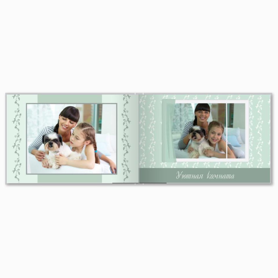 Печать принтбука 21х15 на мелованной бумаге в твёрдой обложке с загрузкой изображений