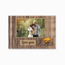 Печать принтбука 21х15 на мелованной бумаге в твёрдой обложке с загрузкой изображений