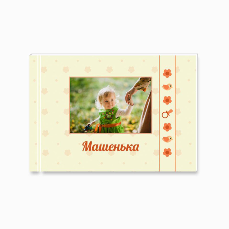 Печать принтбука 21х15 на мелованной бумаге в твёрдой обложке с загрузкой изображений