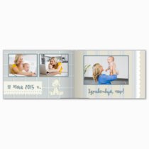 Печать принтбука 21х15 на мелованной бумаге в твёрдой обложке с загрузкой изображений